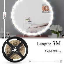 Load image into Gallery viewer, Hollywood Style Led Lamp Touch Switch USB Cosmetic Lighted Dressing table