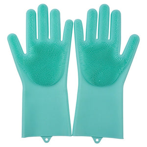 2PCS   Magic Dish Washing Gloves