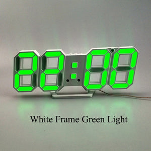 3D LED Wall Digital Clock