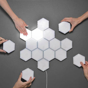 Quantum led modular touch sensitive lighting Hexagonal lamps