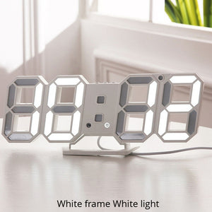 3D LED Wall Digital Clock