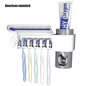 Toothbrush Holder Automatic Toothpaste Squeezers